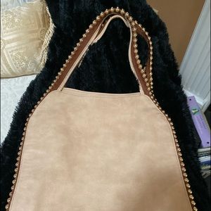 Big Buddha Studded Hobo Handbag Pocketbook-Large